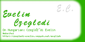 evelin czegledi business card